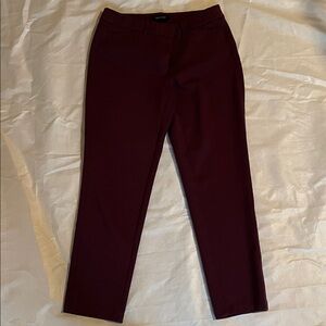 White House Black Market Purple Slim Ankle Dress Pants